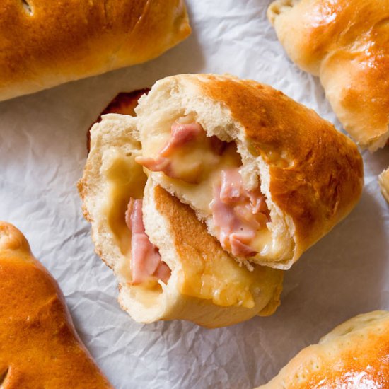 Homemade Ham and Cheese Pockets