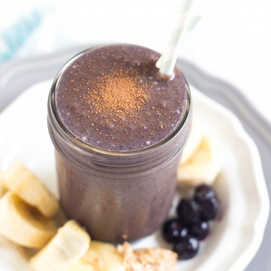 Chocolate-Blueberry Smoothie