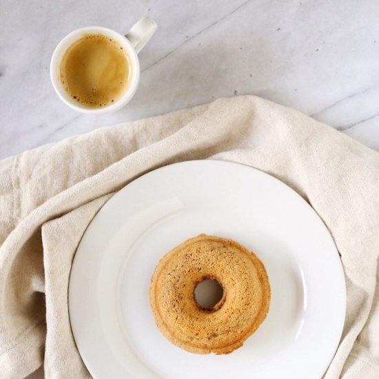 Baked Banana Bread Doughnuts