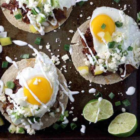 BBQ Pork Tostadas