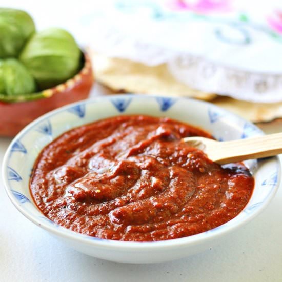 Smoky Cascabel Salsa