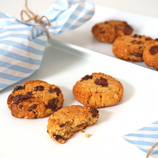 Peanut butter choco chips cookies