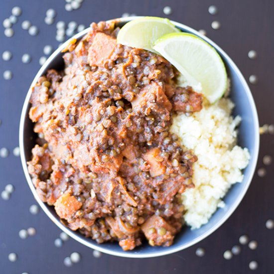 Sweet Potato and Lentil Curry