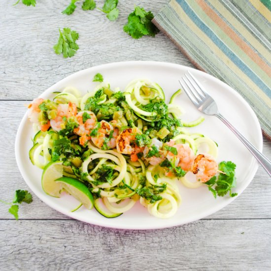 Grilled Shrimp with Chimichurri