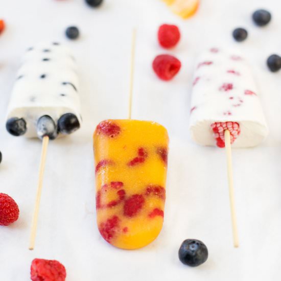 Berry Popsicles