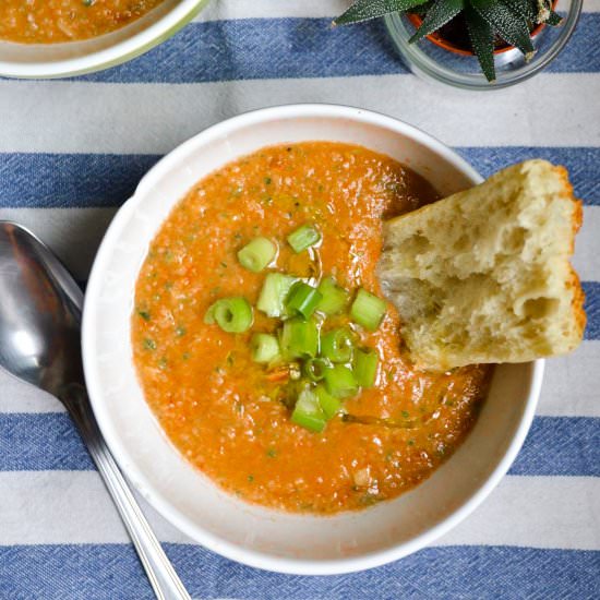 Rustic Heirloom Gazpacho