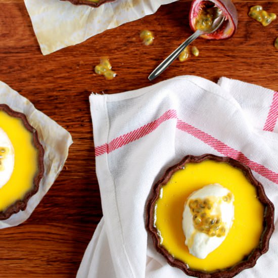 Passion Fruit Tartlets