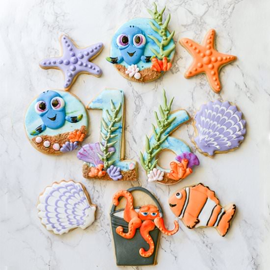 Finding Dory Sugar Cookies