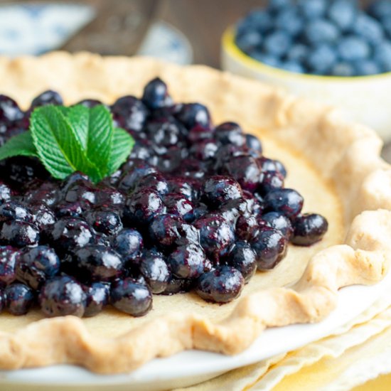 Fresh Blueberry Buttermilk Pie