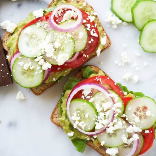 Mediterranean Avocado Toast