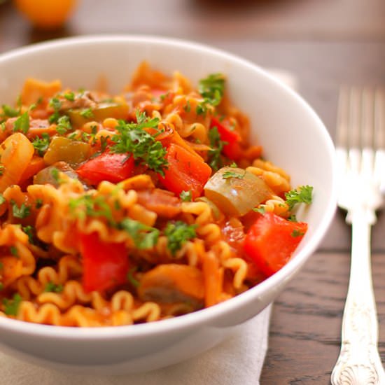 Spicy Mexican Pasta Bowl