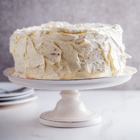 Lemon yoghurt layer cake