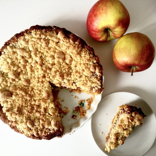 Apple and Peach Crumble