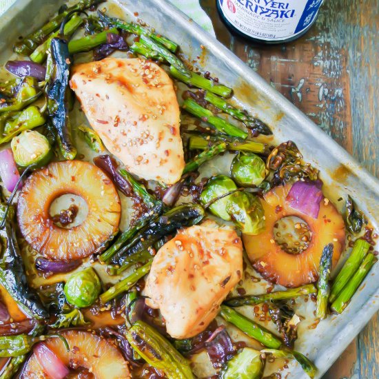 one-pan chicken teriyaki