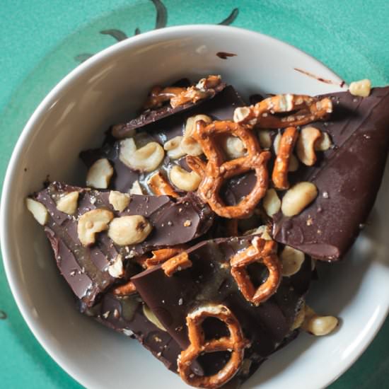 Salted Chocolate Bark