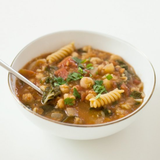 Chickpea & Chard Stew