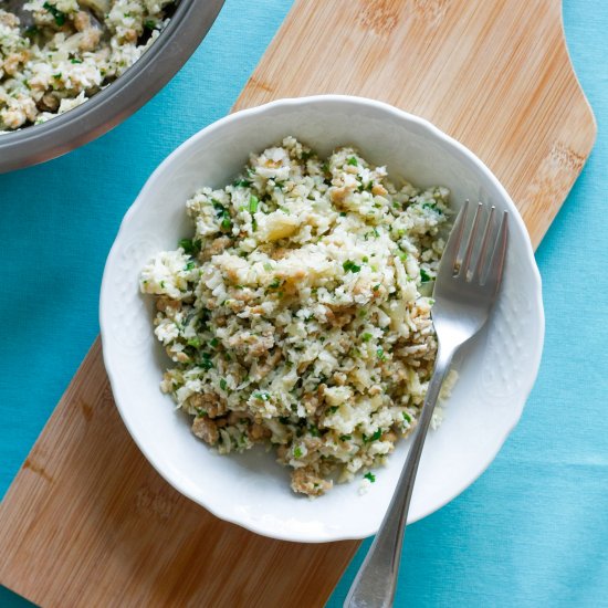 Cauliflower Rice Risotto