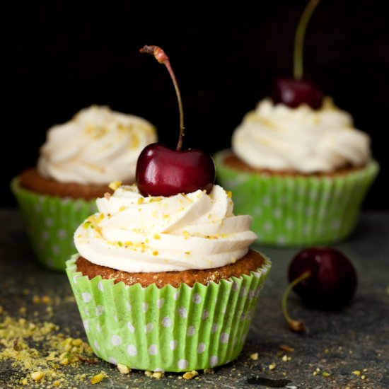 Pistachio Cupcakes