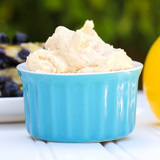 Vanilla Bean Whipped Honey Butter