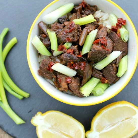 Slow Cooker Teriyaki Beef