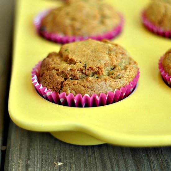 Honey Zucchini Muffins