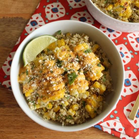 Mexican Street Corn Quinoa Salad