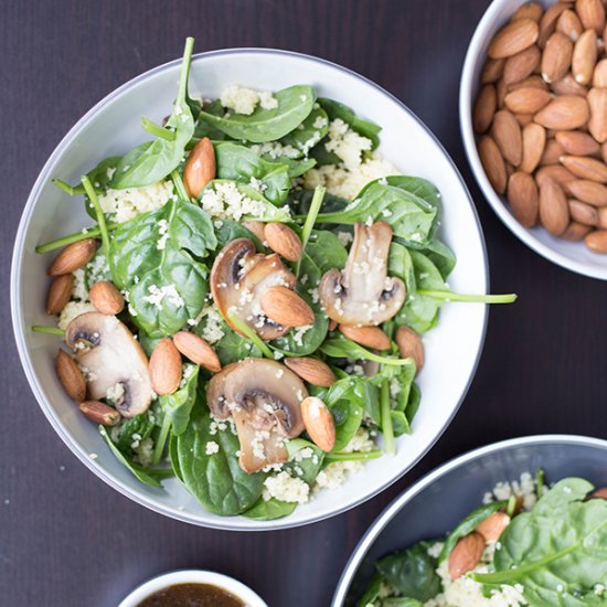 Mushroom Couscous Salad