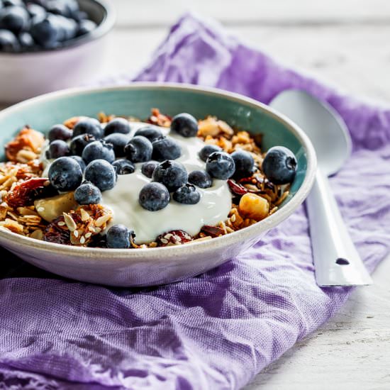 Coconut, Oat and Seed Granola