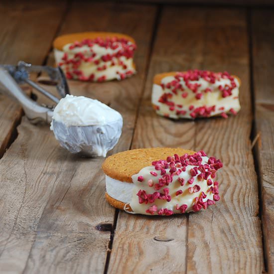 Milk Ice Cream Sandwich