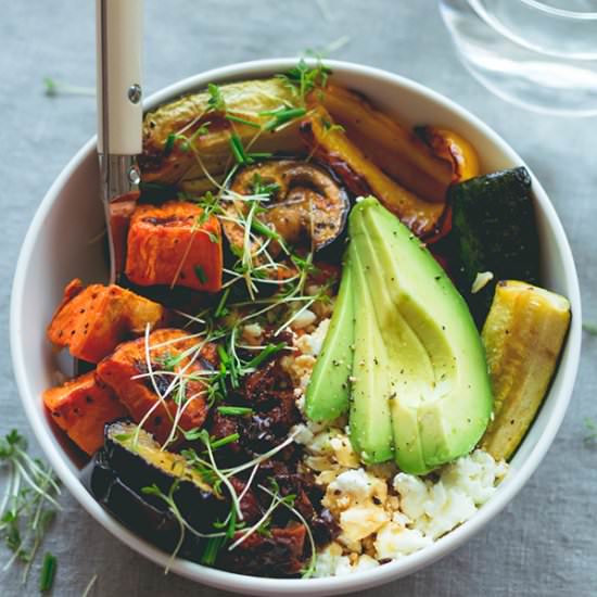 Brown Rice Salad Bowl