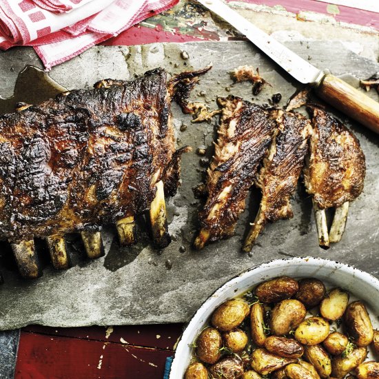 Pork Ribs with Quince Glaze