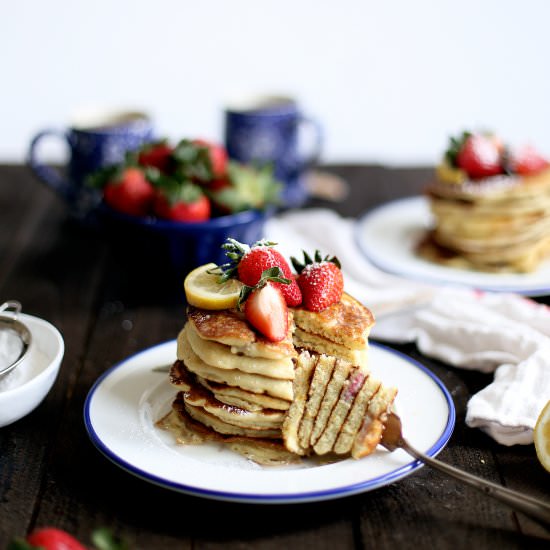 Strawberry Lemon Pancakes