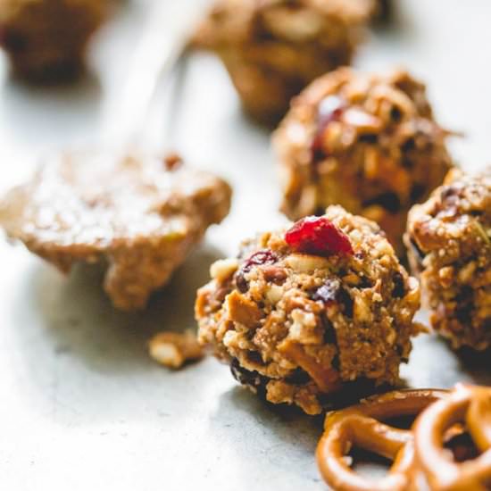 Peanut Butter Pretzel Energy Balls