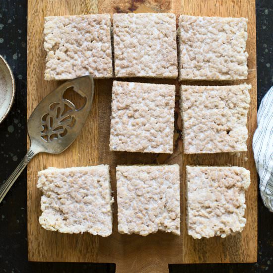 Churro Rice Krispie Treats