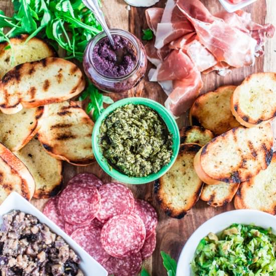 Build Your Own Bruschetta Bar