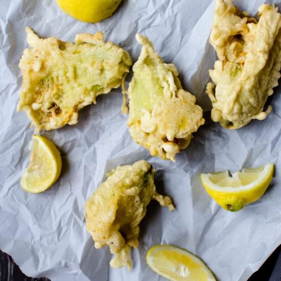 Fried Zucchini Flowers