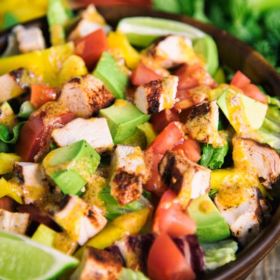 Chunky Chicken Taco Salad