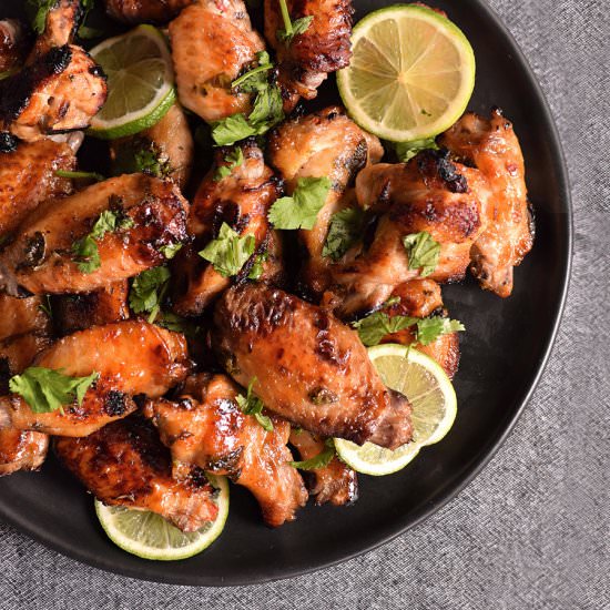 Easy Lemon & Lime Chicken Wings