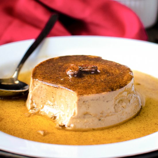 Coffee Flan (Coffee Creme Caramel)