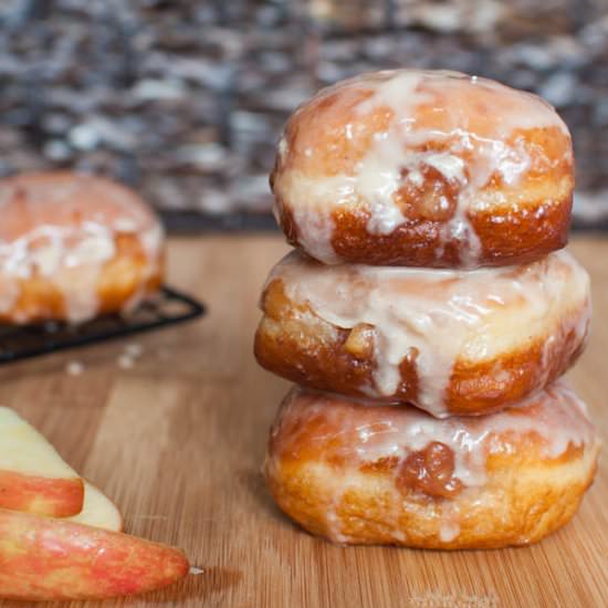 Apple Maple Spiced Doughnuts