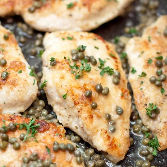 Garlic Chicken Piccata