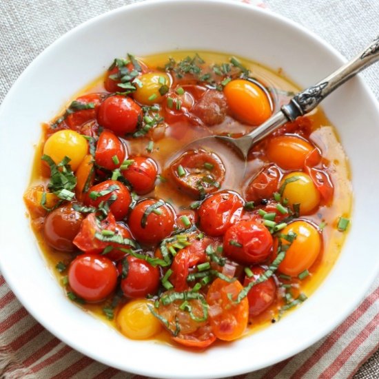 Burst Baby Tomato Vinaigrette