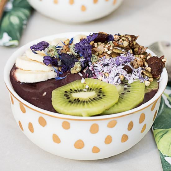 Amazingly delicious Açaí bowl