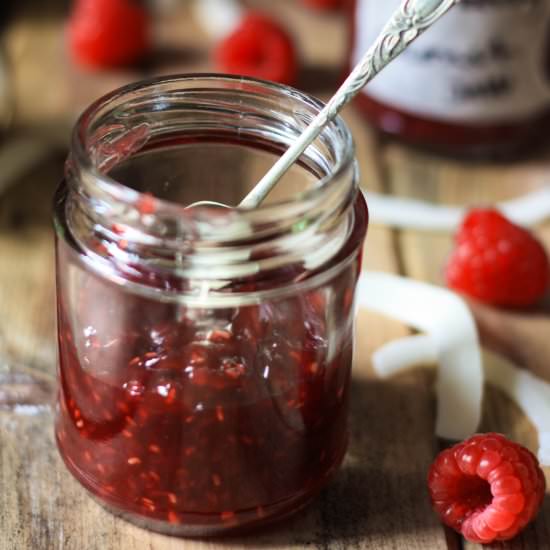 Raspberry and Coconut Jam