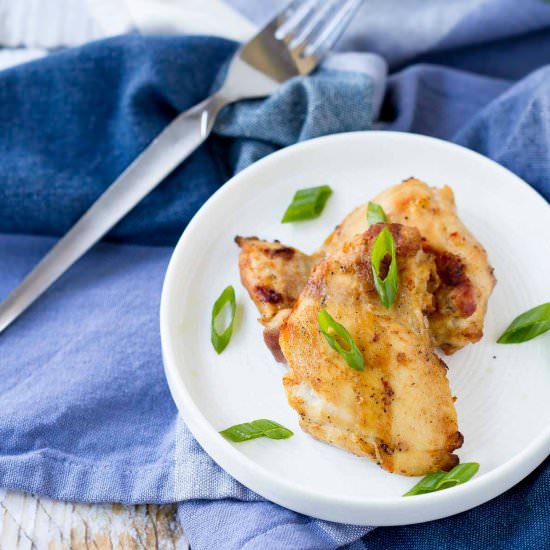 Beer Marinated Chicken Thighs