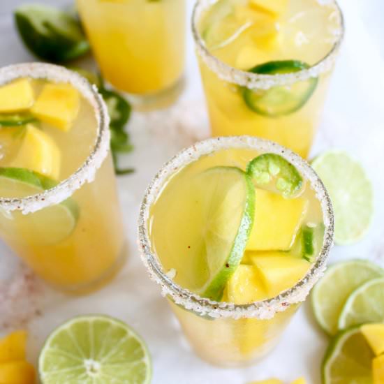 Mango Jalapeño Margaritas