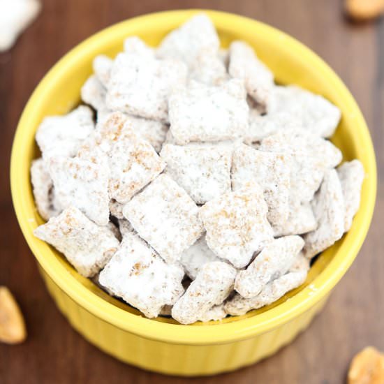 Skinny Peanut Butter Muddy Buddies