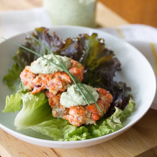 Sockeye Salmon Patties with Aioli