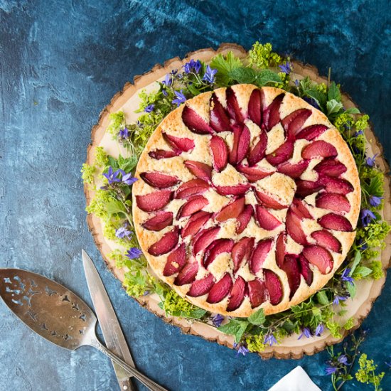 Rustic Plum Cake