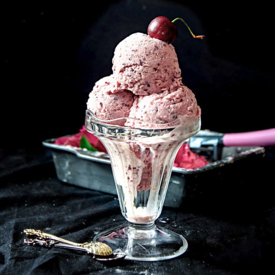 CLASSIC CHERRY LASSI ICE CREAM